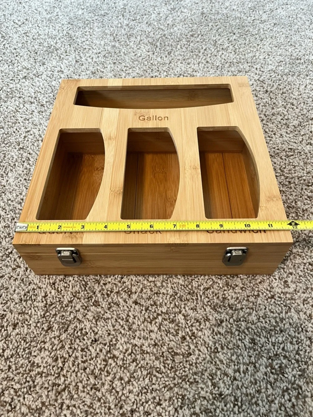 Bamboo Box Bag Organizer